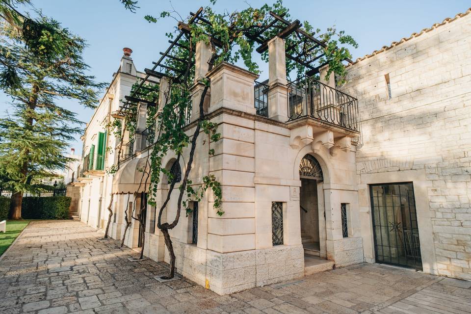 La Villa nel suo giardino