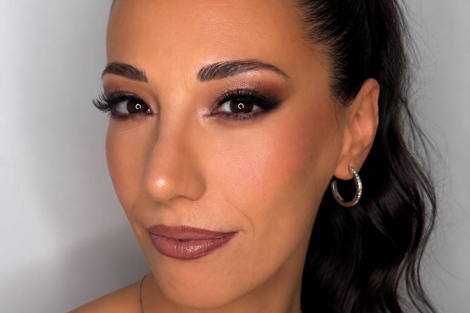 Glam makeup