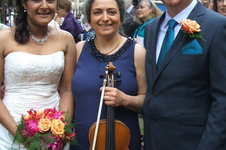 Matrimonio religioso con viola