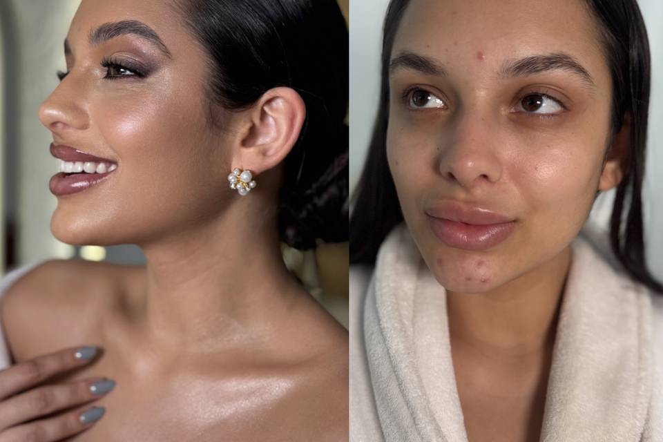 Full bridal glam
