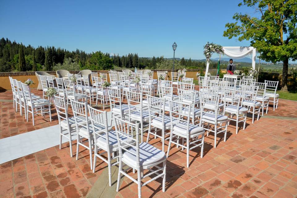 Allestimento cerimonia civile