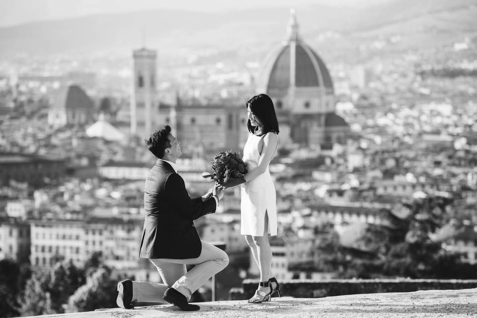 Proposta di matrimonio Firenze