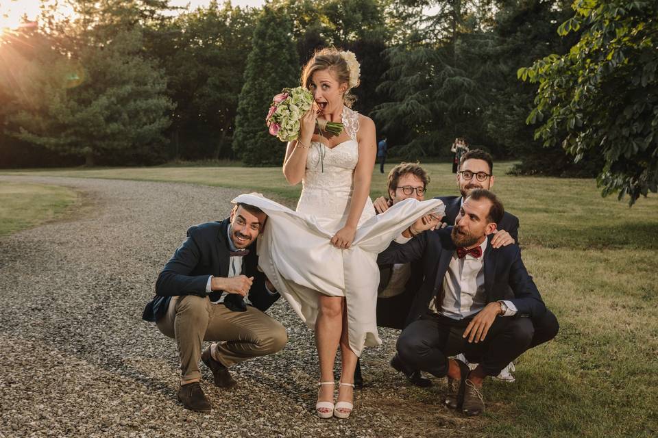 Sposa e amici - divertimento