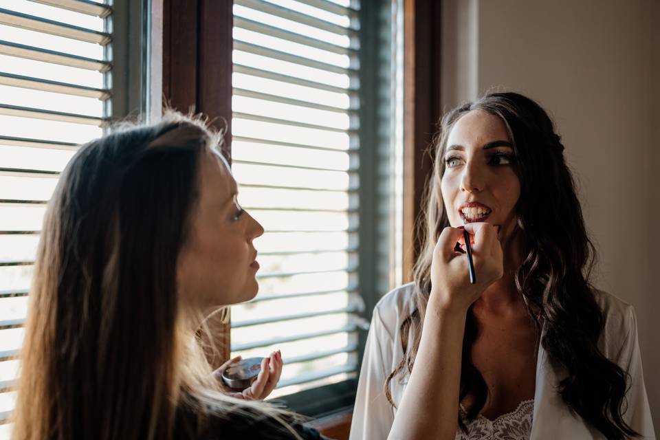 Valentina trucco a colori