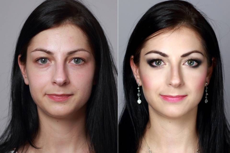 Make up: prima e dopo