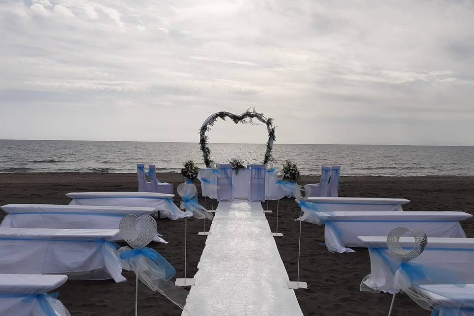 Cerimonia in spiaggia