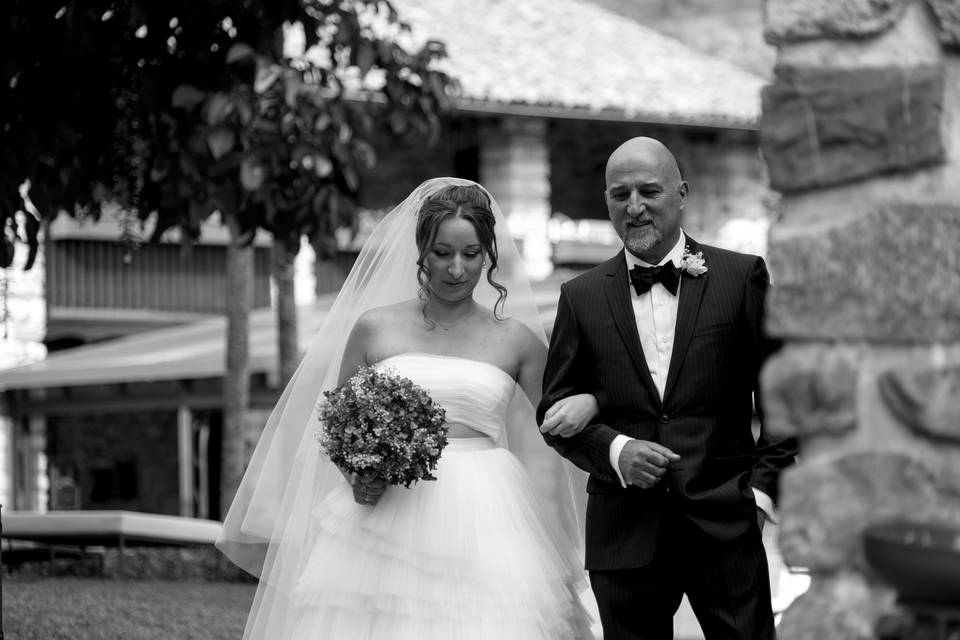 Sposa e papà