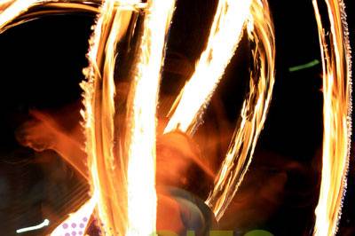 Spettacolo con il fuoco
