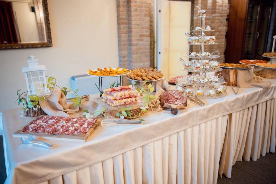 Il buffet di antipasti