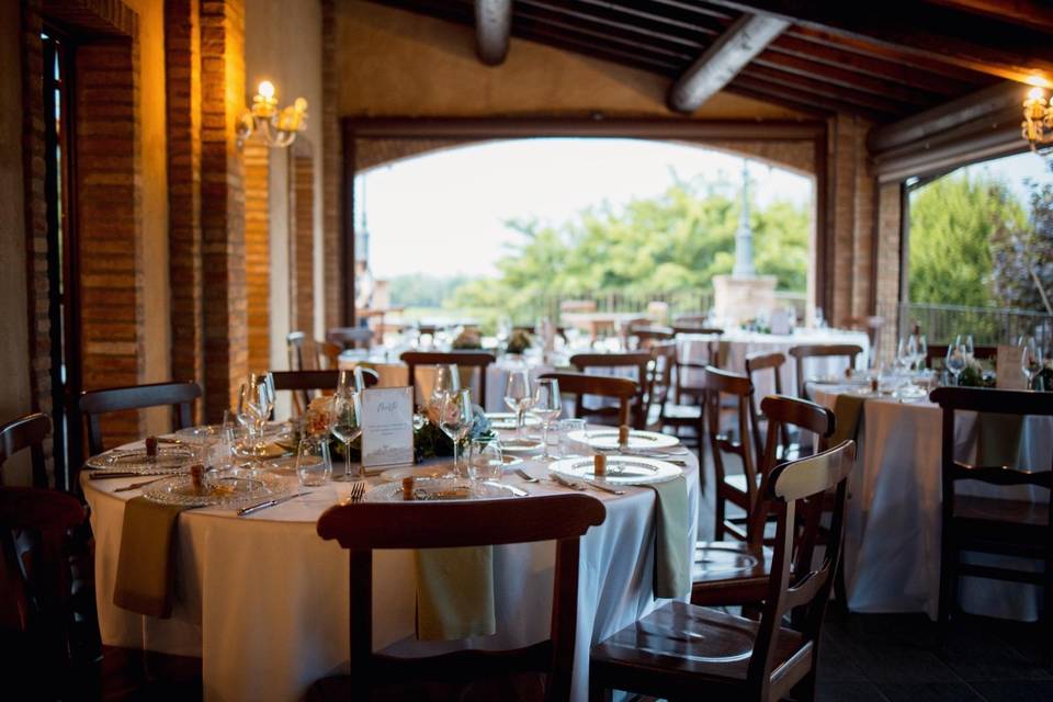 La veranda al primo piano