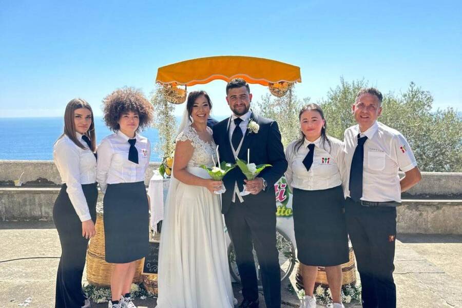 Servizio sorbetto matrimonio