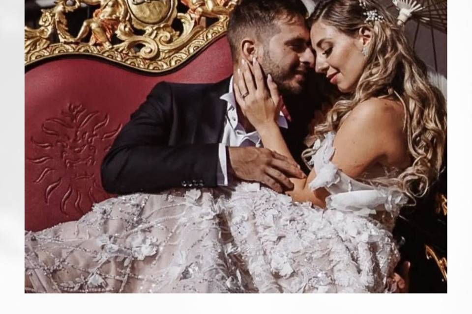 Sposa in gondola