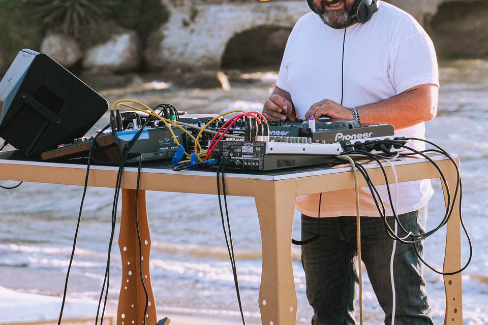Private beach party