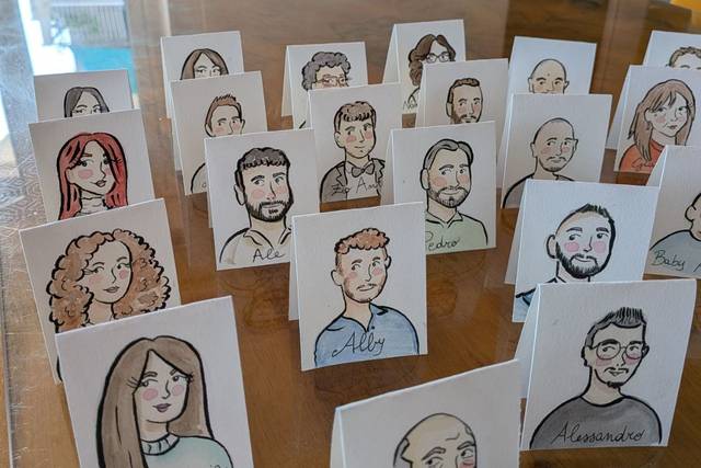 Segnaposti personalizzati