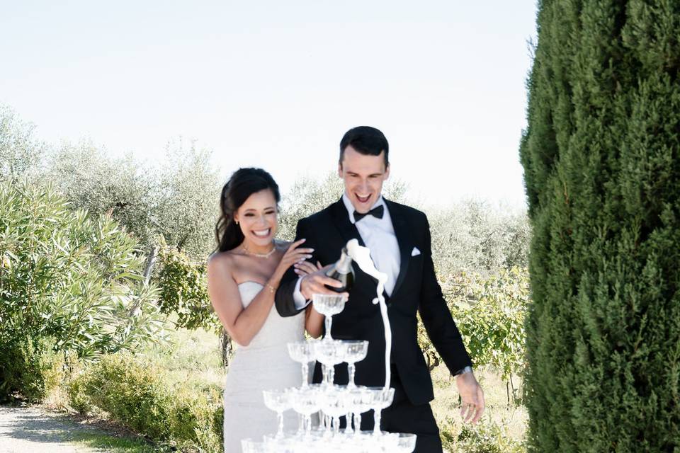 Champagne Tower