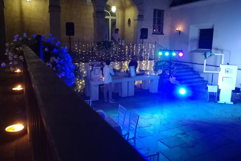 Allestimento luci per DJ