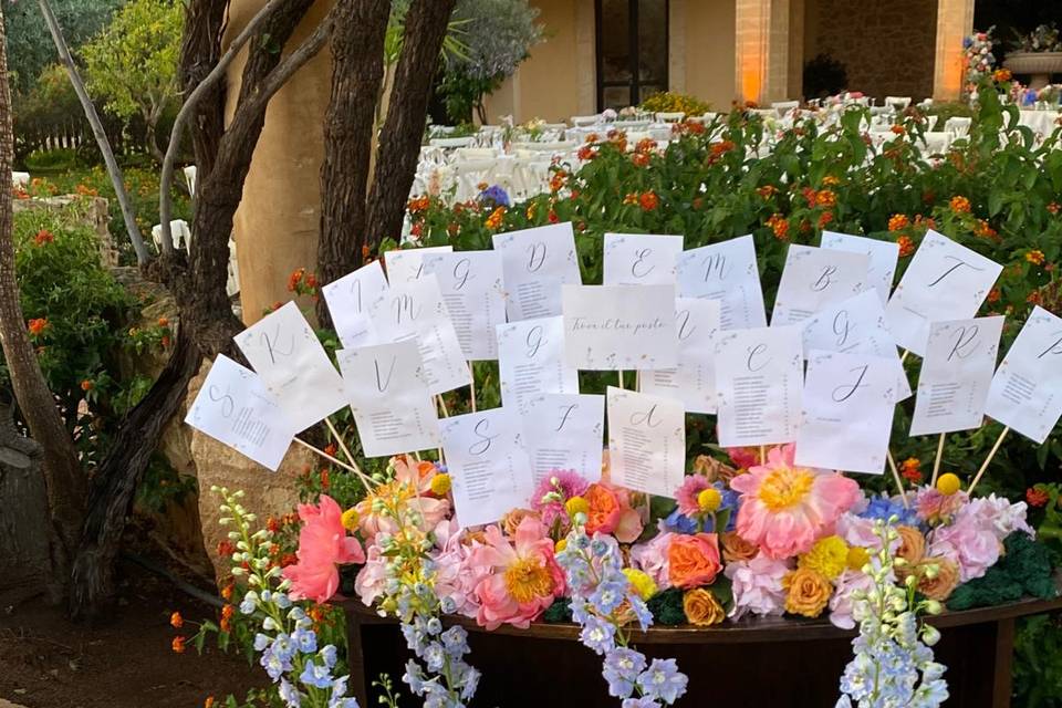Tableau mariage