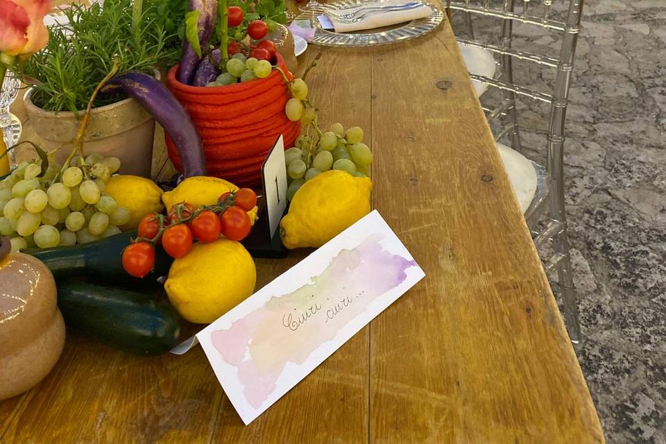 Fiori e frutta