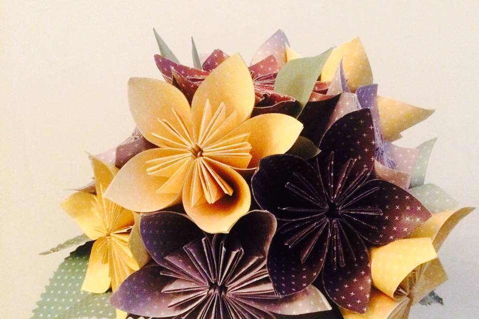Origami bouquet