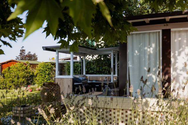 Zona cucina e gazebo
