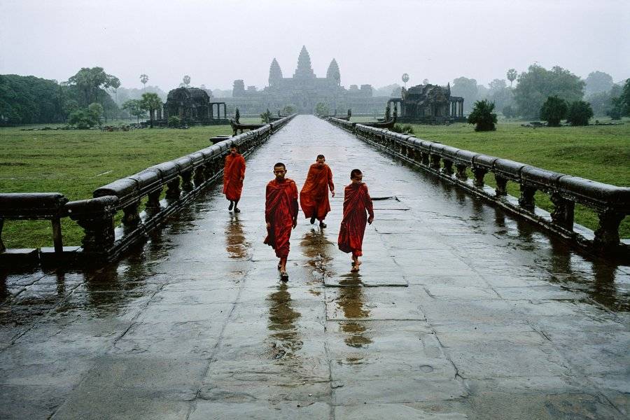 Monaci ad Angkor Wat