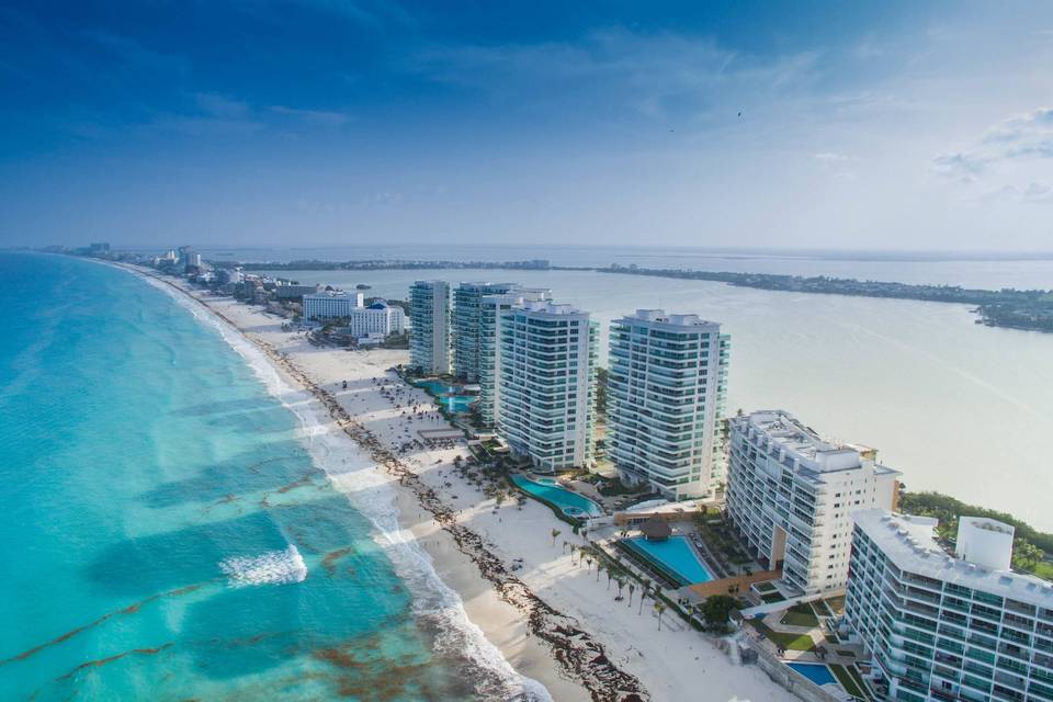 Lo Skyline di Cancun ...