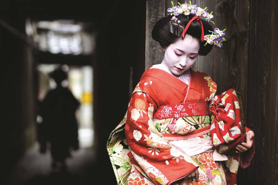 Geishe a Kyoto