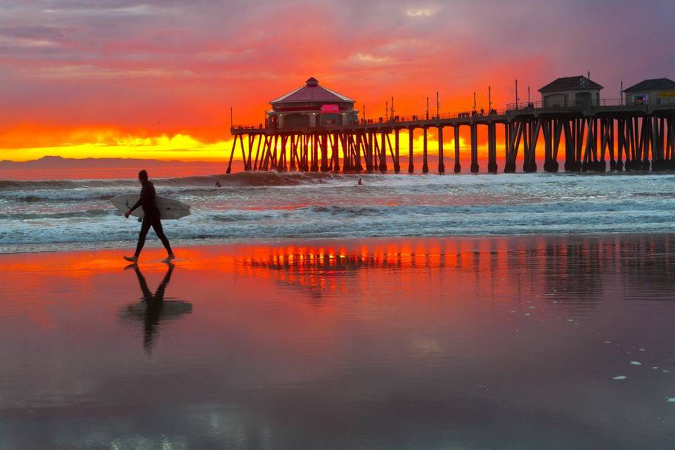 Santa Monica, beach