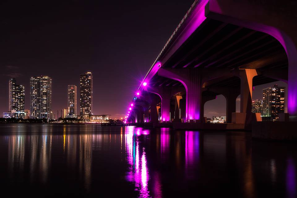 Miami di notte ...