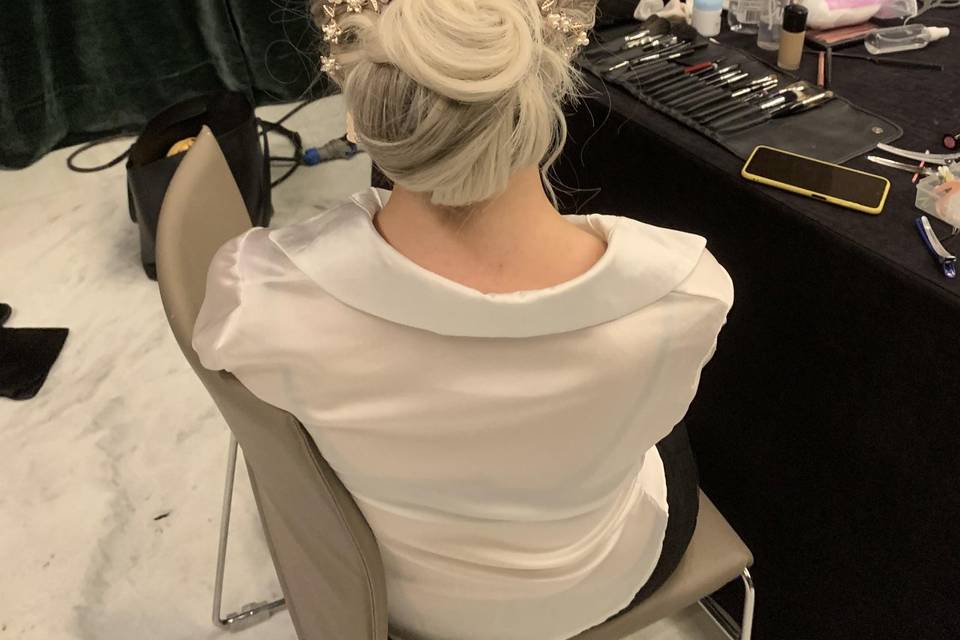 Bridal hair