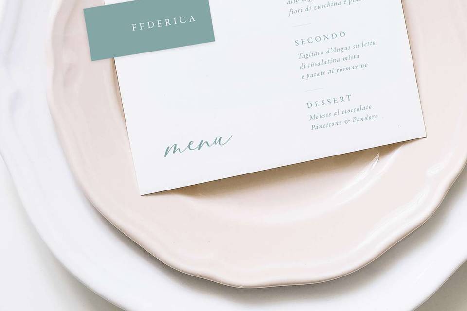 Menu Matrimonio