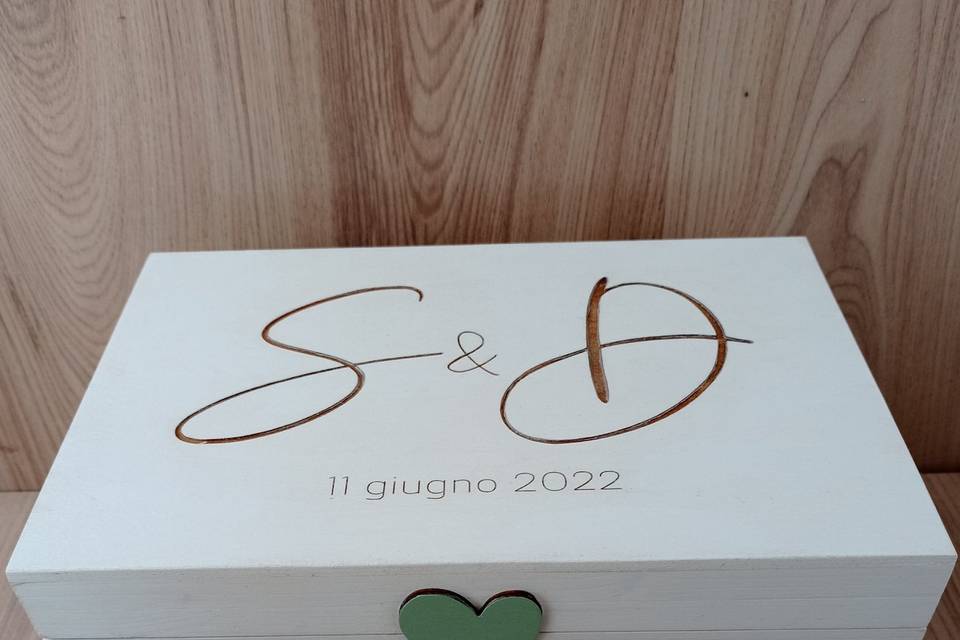 Scatola porta buste matrimonio