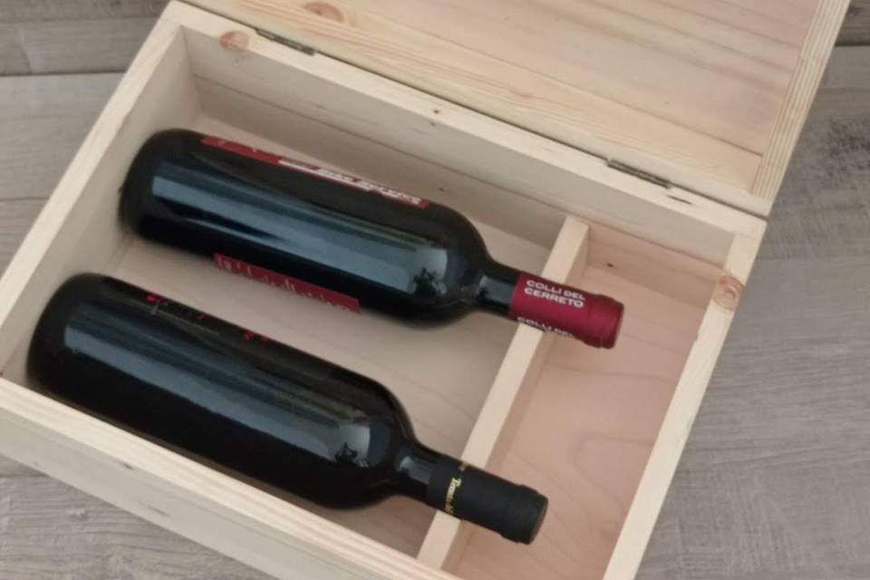 Scatola porta vino