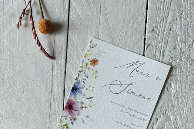 Vellum fiori e ceralacca