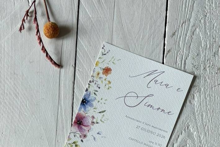 Vellum fiori e ceralacca