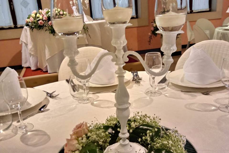 Allestimento candelabbro