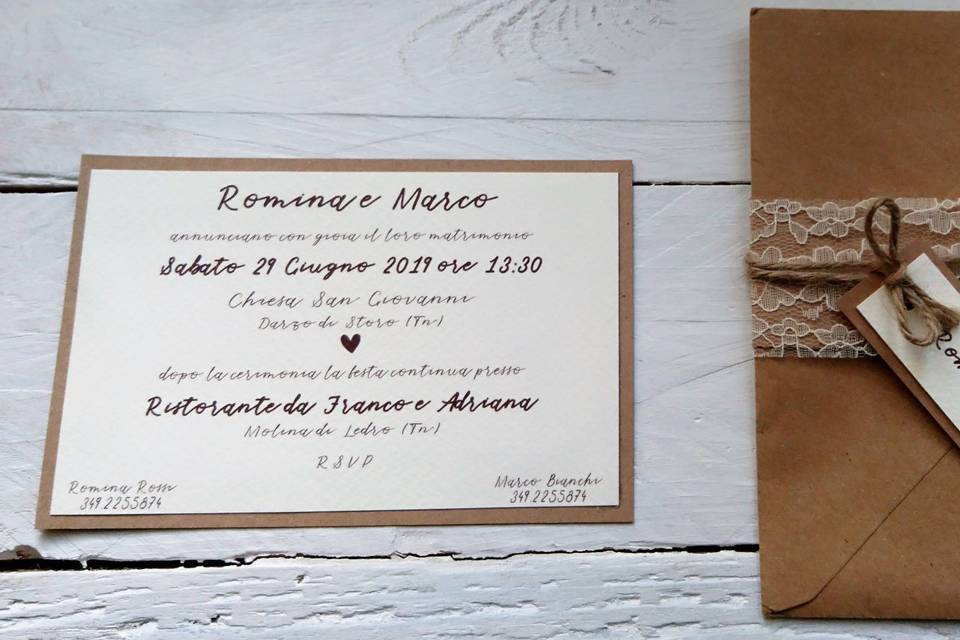 Wedding stationery