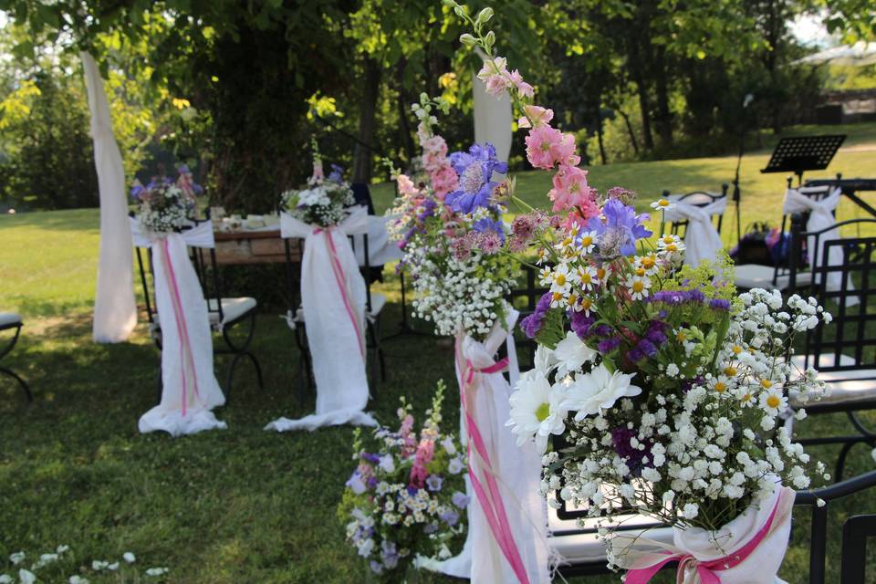 Matrimonio nel parco