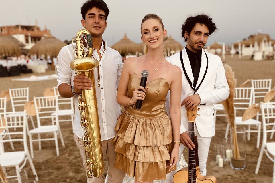 Trio - matrimonio in spiaggia