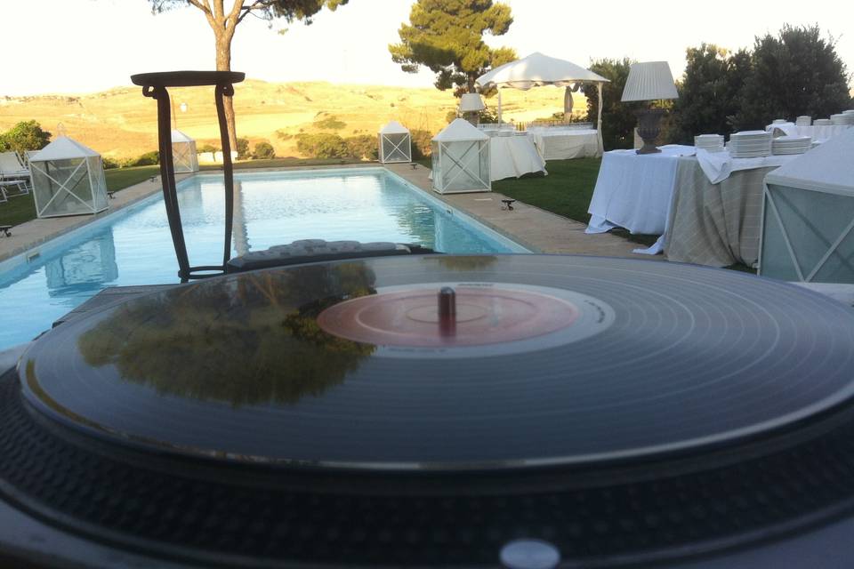 In allestimento per wedding