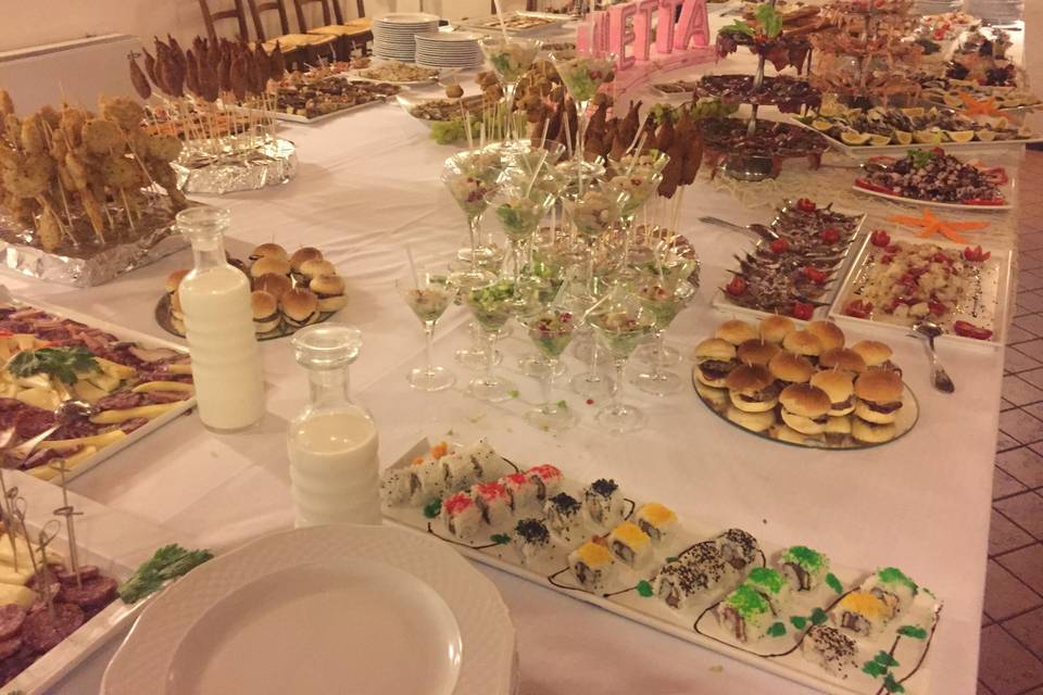 Buffet misto 18 compleanno