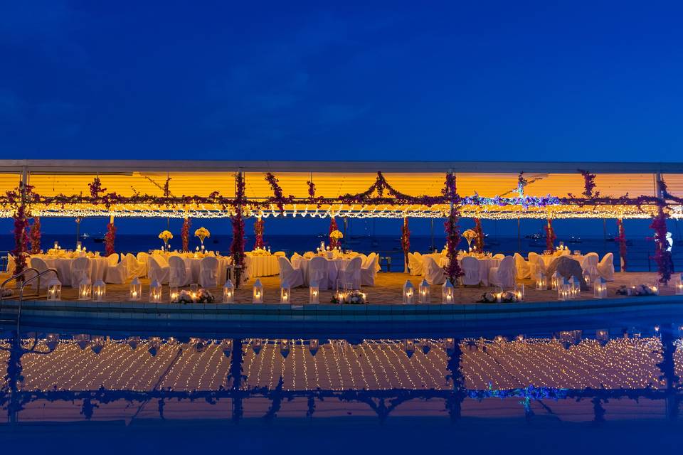 Cena sul mare bordo piscina