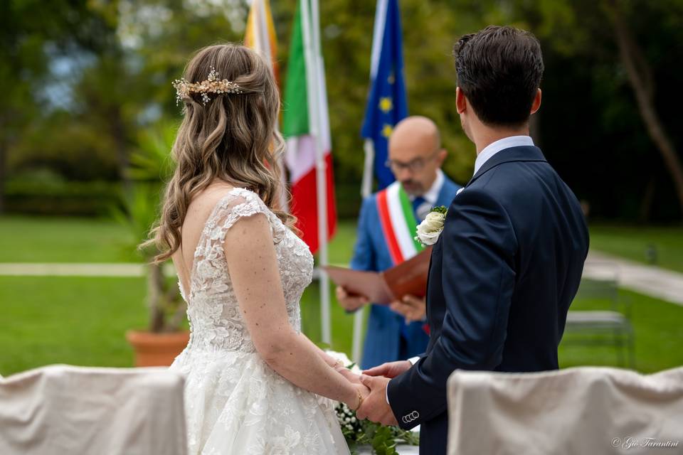 Cerimonia con il sindaco