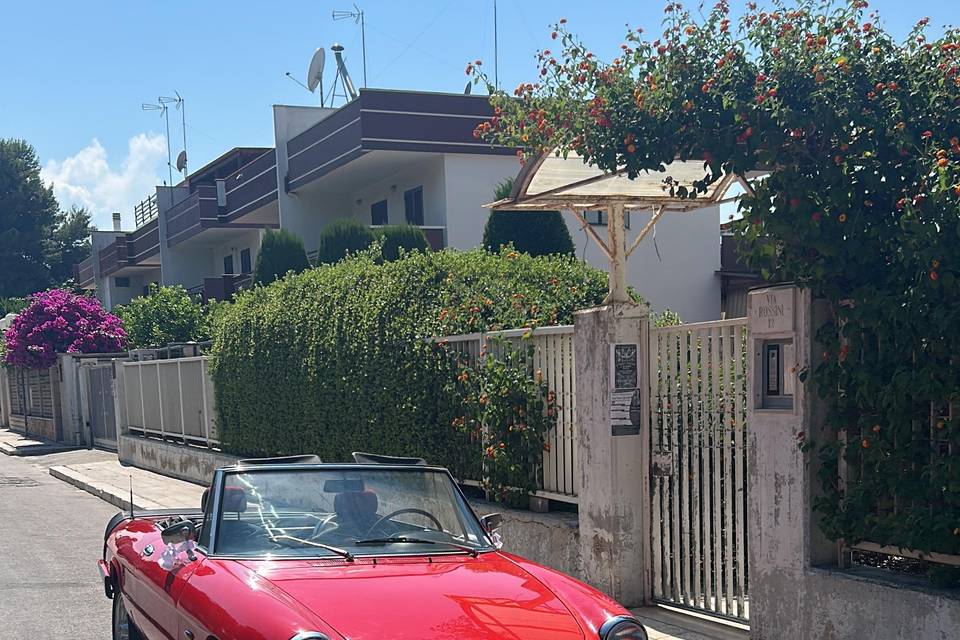Alfa Romeo Spider Wedding Day!