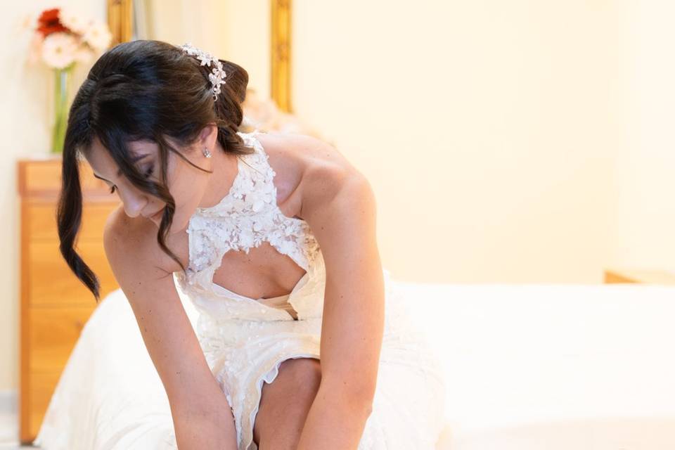 Preparazione della sposa