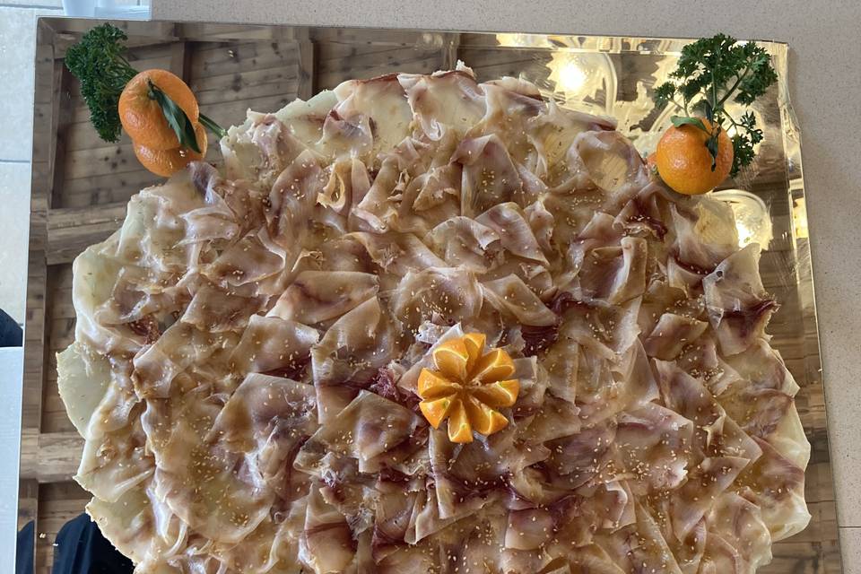 Carpaccio su specchio