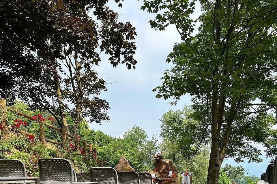 Cerimonia nel parco