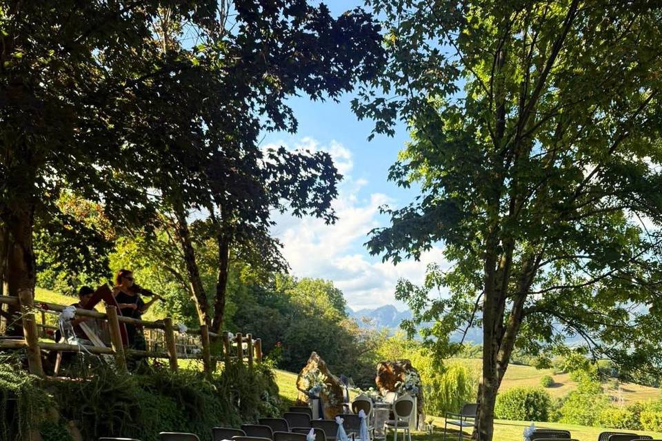 Cerimonia nel parco