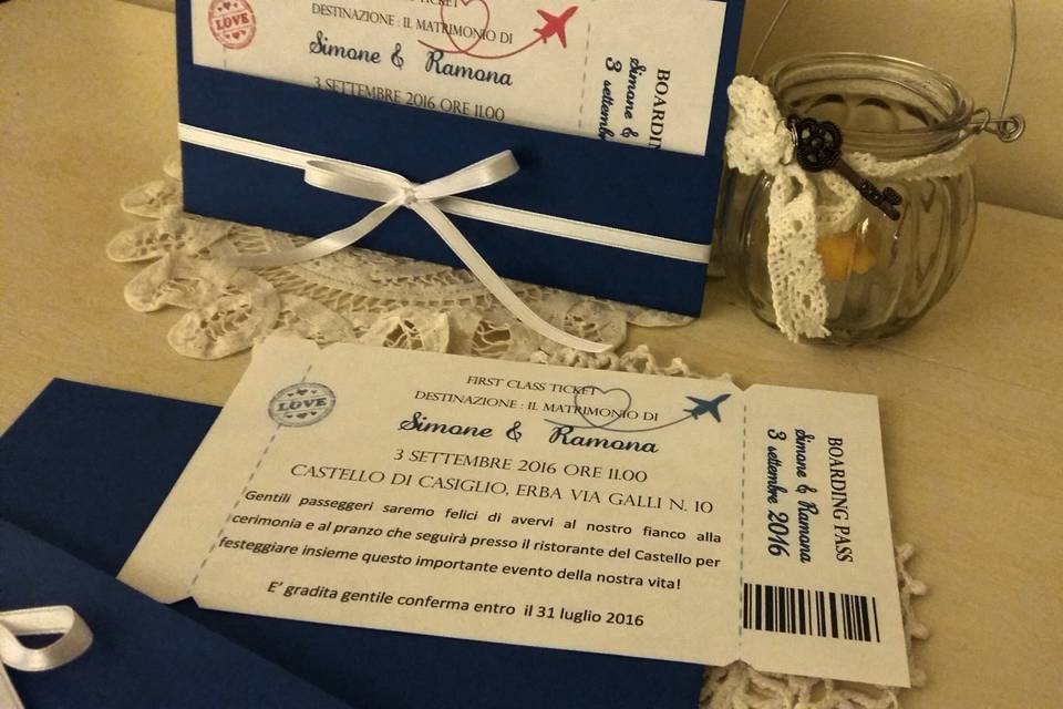 Wedding boardingpass