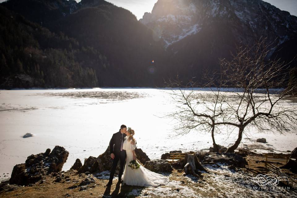 E&s winter wedding